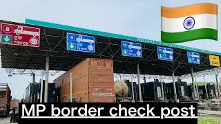 Mp 🇮🇳❤️border check post | Gujarat Jane ka rasta| MP pitol border | graduate Truckwala