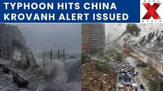 Typhoon Krovanh Triggers Emergency Alert Across Eastern China Coast | NewsX World