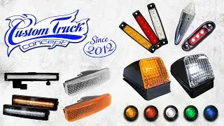 Feu de gabarit LED Camion et Remorque avec Custom Truck Concept, magasin d'accessoires Poids Lourd