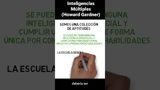 Inteligencias M&uacute;ltiples - Inteligencia y escuela #inteligenciasmultiples