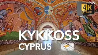 POV 4K Walkaround VR Tour Cyprus &ndash; Exploring Monasteries in Omodos, Trooditissa & Kykkos