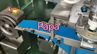 Papa popular P188 three fillings energy ball making machine testing video