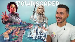 Building Haven Springs & Minas Tirith | Let's Play Townscaper | Chill Indie Game