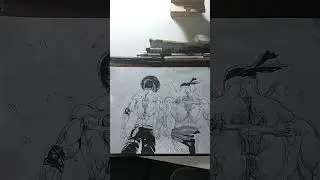 Ace and WHITEBEARD drawing (One Piece by Boichi) #boichi #lineart #sunkenrock #origin #mangaart