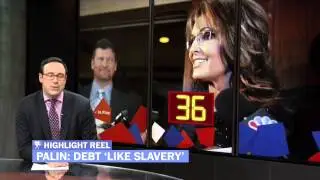 What did Sarah Palin compare to slavery?