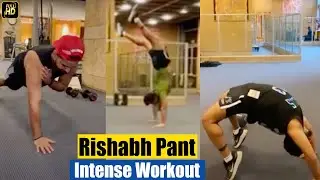 Indian Cricketer Rishabh Pant shows muscle power, lifts & rotates, glimpse from his workout regime