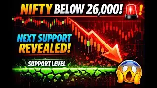 Nifty Below 26,000! 🚨 Next Support Revealed