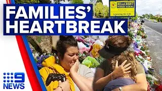 Grieving parents pay tribute to loved ones lost in jumping castle tragedy | 9 News Australia