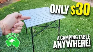 SUPEX Aluminium Roll-Up Camp Table - TAKE THIS ANYWHERE!