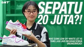 Bukan soal harga tapi sneakers ini kasih history! Nike Dunk Low Off White Lot 45