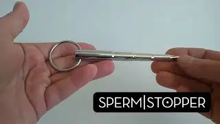 Penisstick Edziza - dichte metalen penisstick van 12mm | Sounding | Urethral Play