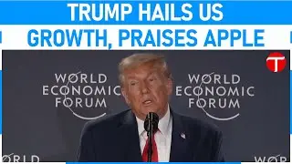 Trump claims 'best first year,' tells Davos investors U.S. 'doing really well'