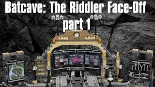 Lego DC Batcave: The Riddler Face-Off speed build part 1