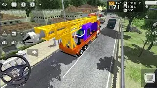 EXTREME CRANE TRUCK DRIVING ON DANGEROUS MOUNTAIN SINGLE ROADS | HEAVY TRAFFIC & SHARP TURNS 