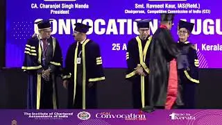 ICAI Convocation 2025 in Ernakulam, Kerala | Honouring Rank Holders