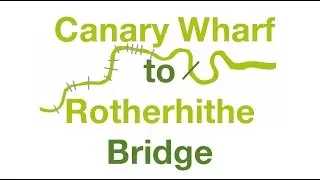Sustrans Bike Bridge: Rotherhithe to Canary Wharf