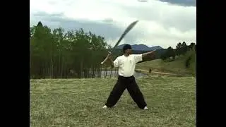 Yin-style Baguazhang Saber basic drills '尹派八卦掌大刀法单操'