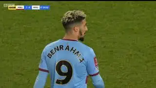 Benrahma Why didn't he come on earlier ? Jermaine Jenas