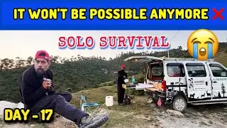 अब और नहीं हो पायेगा | Solo Vanlife में टूटा हौसला 💔 | Emotional Car Camping Vlog in Jungle 🏕️