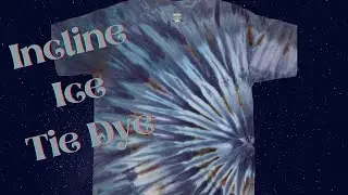 How To Tie Dye ~Incline Ice Dye Pattern~ Blues & Grays