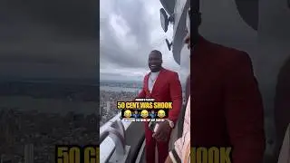 50 Cent on top of the Empire State Building 😂🤷🏽&zwj;♂️💯 #50cent #hiphop #rapper