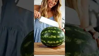 The Satisfying Watermelon Slice You NEED to See! 🍉🔪 (ASMR Cutting)