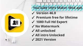 Intro Maker Mod Apk No Watermark | No Ads | 1080 full hd export