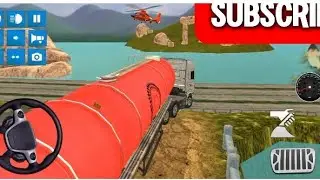 Oil tanker stuck in hill because of  close turn 😌#gaming #videogame #racing #driver#trendingvideo 