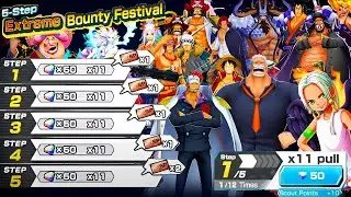 Summoning for 20 EX's at the Same Time One Piece Bounty Rush