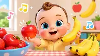 I Like To Eat Apples And Bananas + More Dudu dada Cartoon Nursery Rhymes & Kids Songs