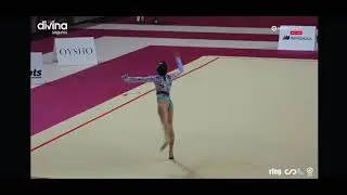 Ana Tarilonte Rodriguez. Alevín  Pamplona 2023. Campeonato base. Mazas. Club Virka Melilla.