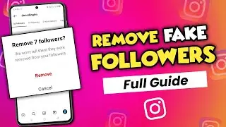 Instagram Fake Followers Remove Kaise Kare | How to Remove All Fake Followers On Instagram