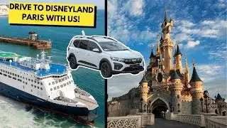 На машине в Диснейленд в Париже из Великобритании 🇬🇧🚗 | Полный видеоблог о путешествии 2025