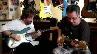 PIERRE CHEREZE ET MICHEL MENAHEMOFF AT OLDIES GUITAR'S
