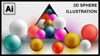 3D Sphere illustration ~ in Adobe illustrator cc 2023