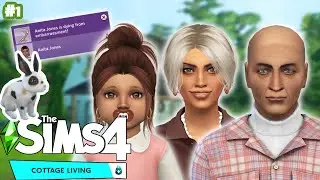 *NEW* MOVING IN WITH GRANDPARENTS 🌽 | The Sims 4: Cottage Living #1