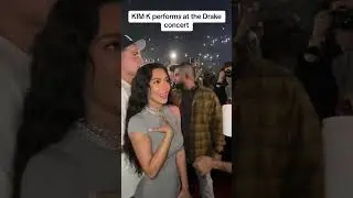 Ким Кардашьян кричит на Bad Bunny во время концерта Дрейка #шорты #Дрейк #КимКардашьян