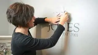 How To Apply A Custom Wall Decal