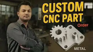 Making a CNC Metal Gear for My DIY Machine Project With JLCCNC - Custom 3D Printing CNC Parts