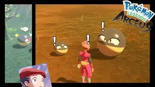 SHINY ALPHA HISUIAN VOLTORB OUT OF NO WHERE??? In Pok&eacute;mon Legends: Arceus