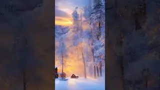 A Warm Light in the Winter Snow ❄️✨