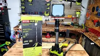 Тест и обзор светодиодного светильника Ryobi Hybrid LED