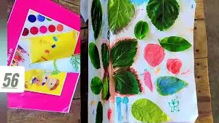 Leaf art ideas #suffah English School Akola #school#leafart#live #lifeisbutadream #reels #schoollife