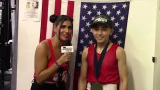 Gabriel Perez gets the W at Golden Gloves. The Fighting News Caroline Schwitzky Reports.