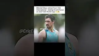 Mitchell Starc Announced Retirement From T20 💔 #shorts #cricket