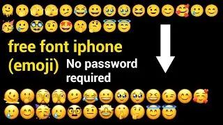 Apple Emoji Font Download || For PixelLab Inshot Link Color Windows
