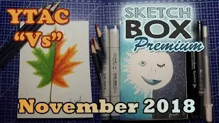 SketchBox Premium Unboxing November 2018 YTAC Versus Illustrations