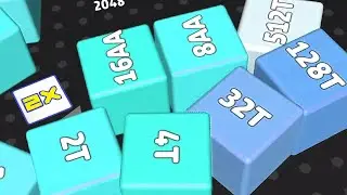 Cubes 2048 io New World Record. 32 Qi. I was able to score 32 Quintillion