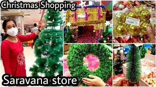 Saravana stores Christmas decorations shopping | Chrompet