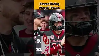 Power Rating every team in the College Football Playoffs